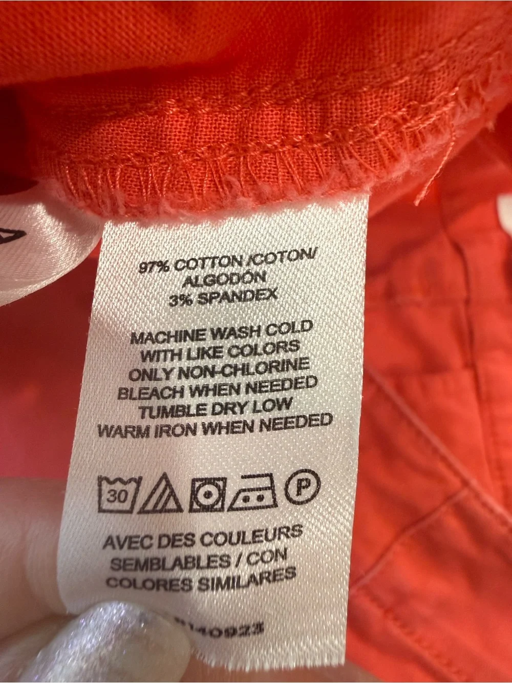 LOFT Coral The Monroe 4” Short Cotton Blend Bermuda Shorts Womens Size 4